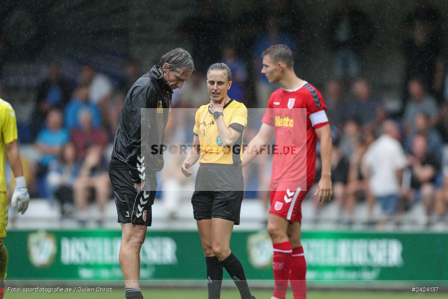 Sepp-Endres-Sportanlage, Würzburg, 03.08.2024, sport, action, Fussball, BFV, 4. Spieltag, Bayernliga Nord, SSV, WFV, SSV Jahn Regensburg II (U21), Würzburger FV 04 - Bild-ID: 2424137