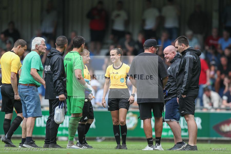 Sepp-Endres-Sportanlage, Würzburg, 03.08.2024, sport, action, Fussball, BFV, 4. Spieltag, Bayernliga Nord, SSV, WFV, SSV Jahn Regensburg II (U21), Würzburger FV 04 - Bild-ID: 2424147