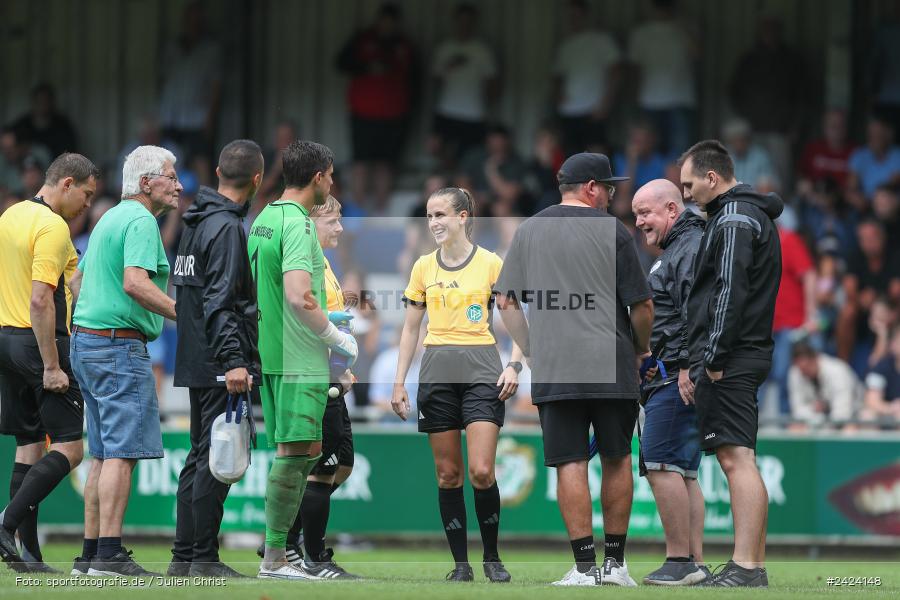 Sepp-Endres-Sportanlage, Würzburg, 03.08.2024, sport, action, Fussball, BFV, 4. Spieltag, Bayernliga Nord, SSV, WFV, SSV Jahn Regensburg II (U21), Würzburger FV 04 - Bild-ID: 2424148