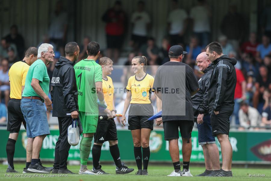 Sepp-Endres-Sportanlage, Würzburg, 03.08.2024, sport, action, Fussball, BFV, 4. Spieltag, Bayernliga Nord, SSV, WFV, SSV Jahn Regensburg II (U21), Würzburger FV 04 - Bild-ID: 2424149