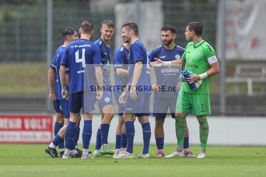 Sepp-Endres-Sportanlage, Würzburg, 03.08.2024, sport, action, Fussball, BFV, 4. Spieltag, Bayernliga Nord, SSV, WFV, SSV Jahn Regensburg II (U21), Würzburger FV 04 - Bild-ID: 2424158