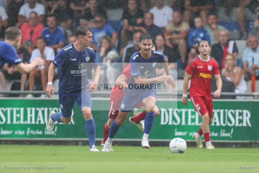 Sepp-Endres-Sportanlage, Würzburg, 03.08.2024, sport, action, Fussball, BFV, 4. Spieltag, Bayernliga Nord, SSV, WFV, SSV Jahn Regensburg II (U21), Würzburger FV 04 - Bild-ID: 2424161