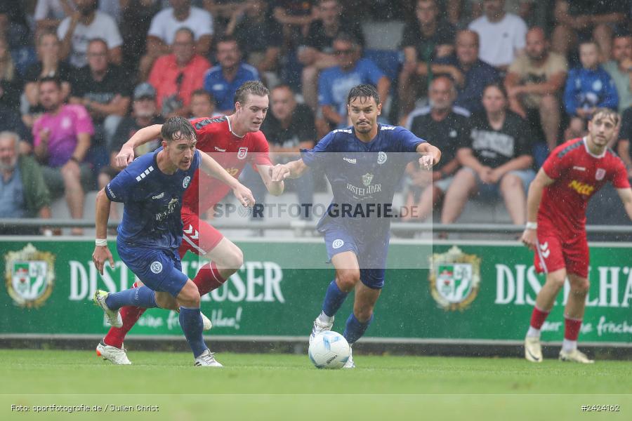 Sepp-Endres-Sportanlage, Würzburg, 03.08.2024, sport, action, Fussball, BFV, 4. Spieltag, Bayernliga Nord, SSV, WFV, SSV Jahn Regensburg II (U21), Würzburger FV 04 - Bild-ID: 2424162