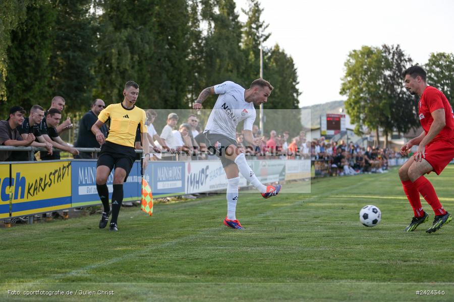 Fundamentum Sportpark, Karlburg, 06.08.2024, sport, action, BFV, Fussball, 1. Runde, Toto-Pokal, AUB, KAR, TSV Aubstadt, TSV Karlburg - Bild-ID: 2424346