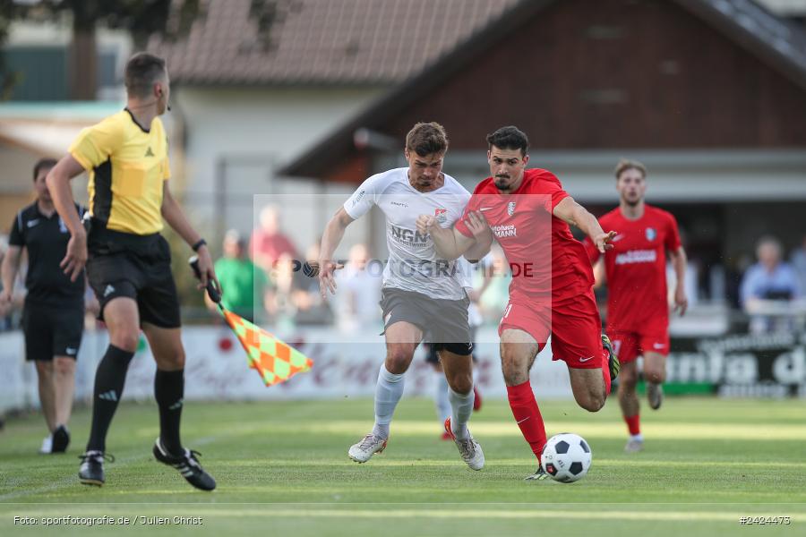 Fundamentum Sportpark, Karlburg, 06.08.2024, sport, action, BFV, Fussball, 1. Runde, Toto-Pokal, AUB, KAR, TSV Aubstadt, TSV Karlburg - Bild-ID: 2424473