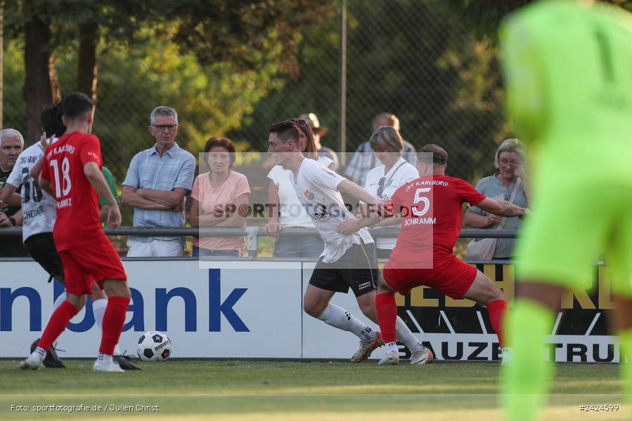 Fundamentum Sportpark, Karlburg, 06.08.2024, sport, action, BFV, Fussball, 1. Runde, Toto-Pokal, AUB, KAR, TSV Aubstadt, TSV Karlburg - Bild-ID: 2424599 Fundamentum Sportpark, Karlburg, 06.08.2024, sport, action, BFV, Fussball, 1. Runde, Toto-Pokal, AUB, KAR, TSV Aubstadt, TSV Karlburg - Bild-ID: 2424599