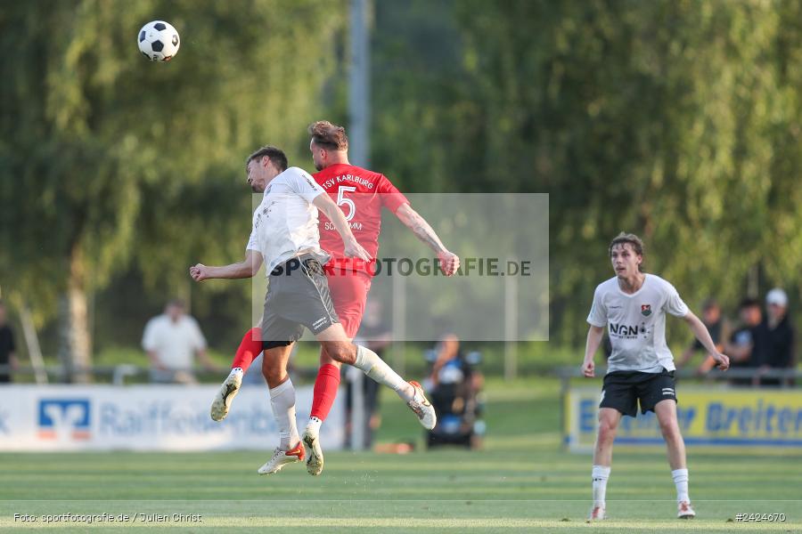 Fundamentum Sportpark, Karlburg, 06.08.2024, sport, action, BFV, Fussball, 1. Runde, Toto-Pokal, AUB, KAR, TSV Aubstadt, TSV Karlburg - Bild-ID: 2424670