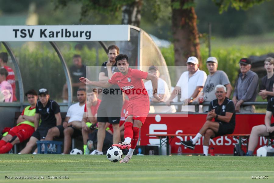 Fundamentum Sportpark, Karlburg, 06.08.2024, sport, action, BFV, Fussball, 1. Runde, Toto-Pokal, AUB, KAR, TSV Aubstadt, TSV Karlburg - Bild-ID: 2424677