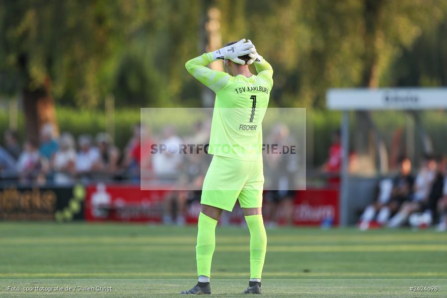 Fundamentum Sportpark, Karlburg, 06.08.2024, sport, action, BFV, Fussball, 1. Runde, Toto-Pokal, AUB, KAR, TSV Aubstadt, TSV Karlburg - Bild-ID: 2424698 Fundamentum Sportpark, Karlburg, 06.08.2024, sport, action, BFV, Fussball, 1. Runde, Toto-Pokal, AUB, KAR, TSV Aubstadt, TSV Karlburg - Bild-ID: 2424698