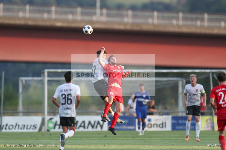 Fundamentum Sportpark, Karlburg, 06.08.2024, sport, action, BFV, Fussball, 1. Runde, Toto-Pokal, AUB, KAR, TSV Aubstadt, TSV Karlburg - Bild-ID: 2424705