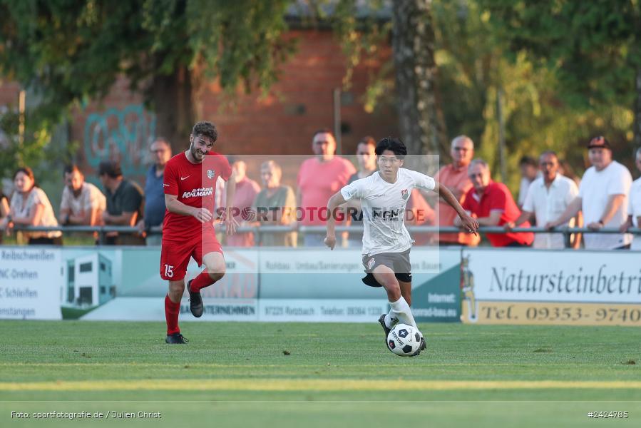Fundamentum Sportpark, Karlburg, 06.08.2024, sport, action, BFV, Fussball, 1. Runde, Toto-Pokal, AUB, KAR, TSV Aubstadt, TSV Karlburg - Bild-ID: 2424785