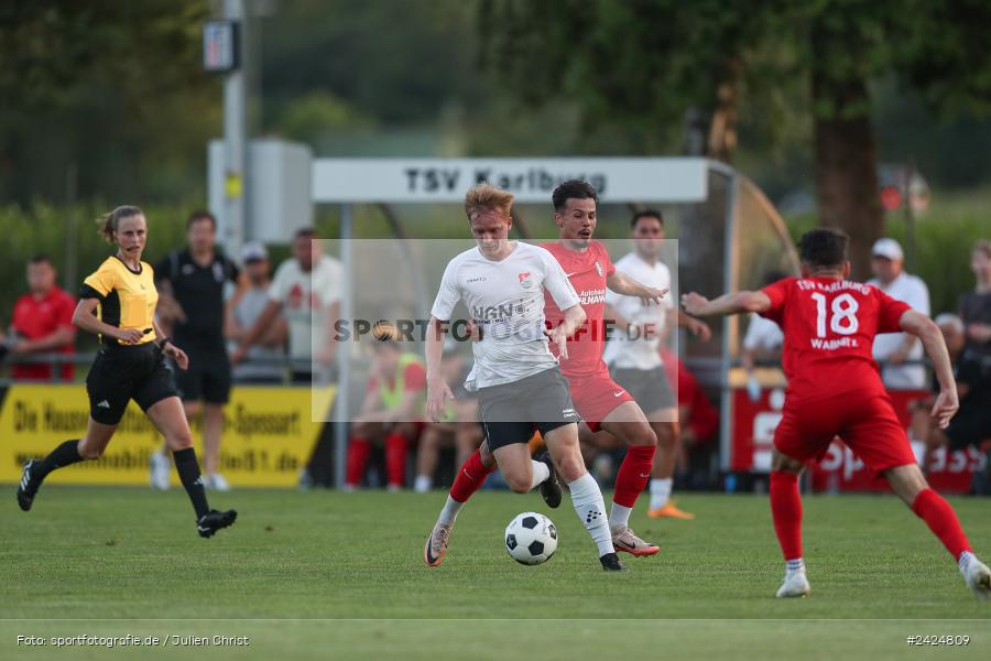 Fundamentum Sportpark, Karlburg, 06.08.2024, sport, action, BFV, Fussball, 1. Runde, Toto-Pokal, AUB, KAR, TSV Aubstadt, TSV Karlburg - Bild-ID: 2424809