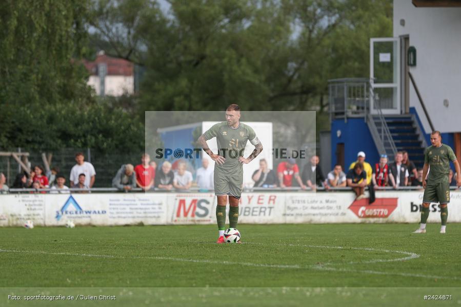 Sportgelände, Lohr am Main, 07.08.2024, sport, action, BFV, Fussball, 1. Runde, Toto-Pokal, FCI, TSV, FC Ingolstadt 04, TSV Lohr - Bild-ID: 2424871