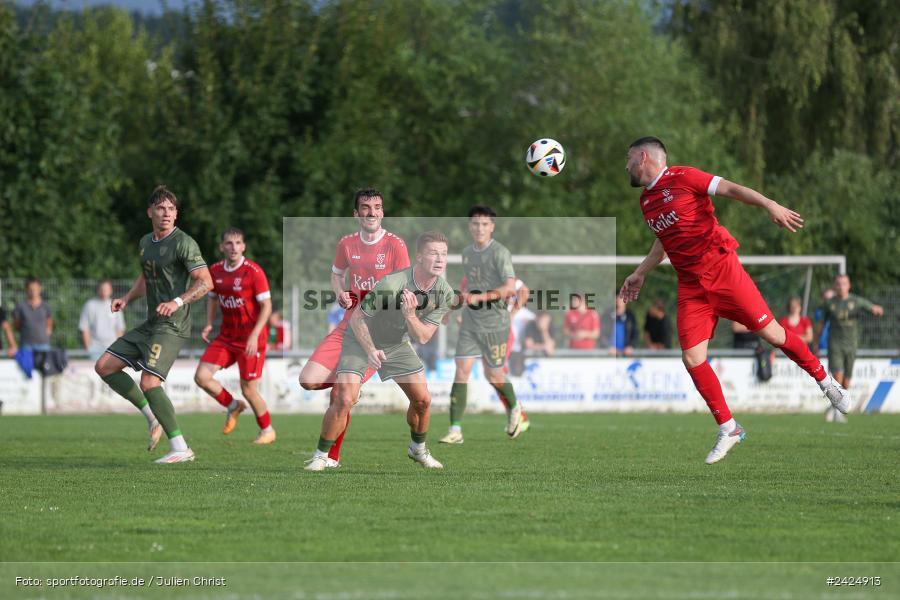 Sportgelände, Lohr am Main, 07.08.2024, sport, action, BFV, Fussball, 1. Runde, Toto-Pokal, FCI, TSV, FC Ingolstadt 04, TSV Lohr - Bild-ID: 2424913