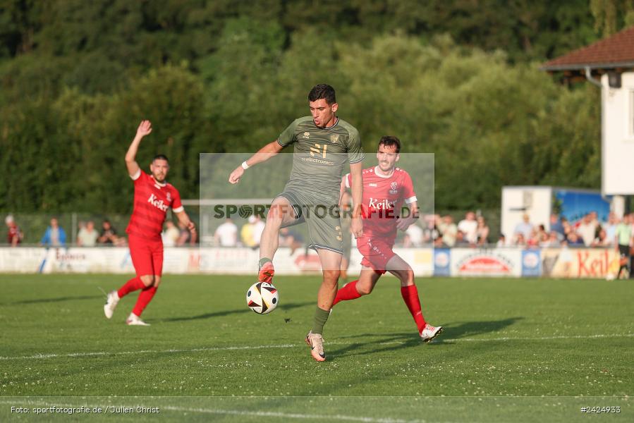 Sportgelände, Lohr am Main, 07.08.2024, sport, action, BFV, Fussball, 1. Runde, Toto-Pokal, FCI, TSV, FC Ingolstadt 04, TSV Lohr - Bild-ID: 2424933