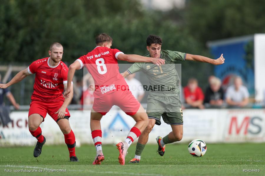 Sportgelände, Lohr am Main, 07.08.2024, sport, action, BFV, Fussball, 1. Runde, Toto-Pokal, FCI, TSV, FC Ingolstadt 04, TSV Lohr - Bild-ID: 2424983