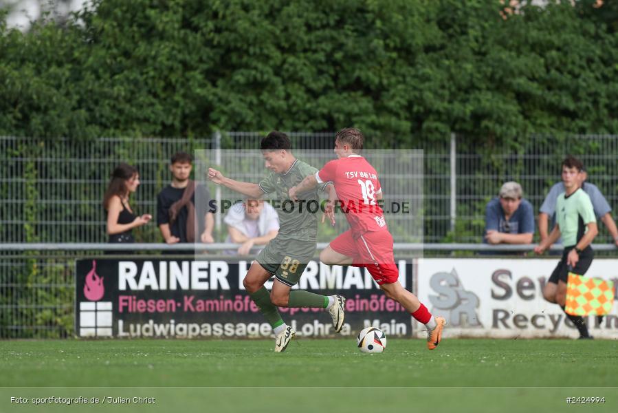 Sportgelände, Lohr am Main, 07.08.2024, sport, action, BFV, Fussball, 1. Runde, Toto-Pokal, FCI, TSV, FC Ingolstadt 04, TSV Lohr - Bild-ID: 2424994