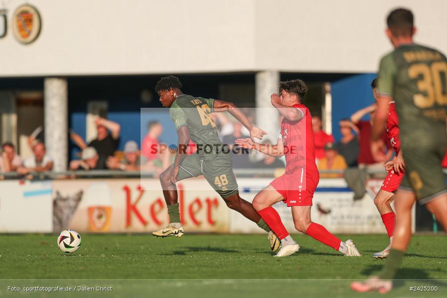 Sportgelände, Lohr am Main, 07.08.2024, sport, action, BFV, Fussball, 1. Runde, Toto-Pokal, FCI, TSV, FC Ingolstadt 04, TSV Lohr - Bild-ID: 2425200