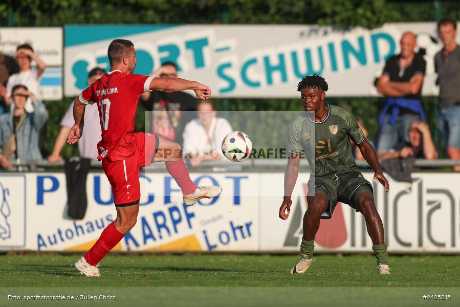 Sportgelände, Lohr am Main, 07.08.2024, sport, action, BFV, Fussball, 1. Runde, Toto-Pokal, FCI, TSV, FC Ingolstadt 04, TSV Lohr - Bild-ID: 2425215