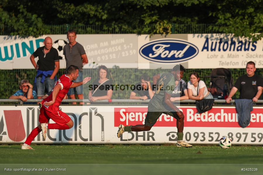 Sportgelände, Lohr am Main, 07.08.2024, sport, action, BFV, Fussball, 1. Runde, Toto-Pokal, FCI, TSV, FC Ingolstadt 04, TSV Lohr - Bild-ID: 2425228