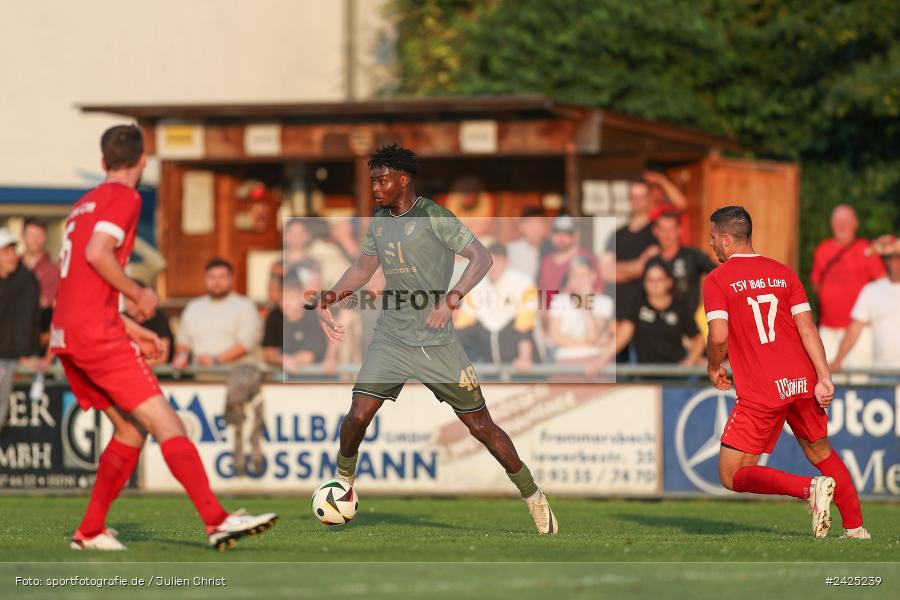 Sportgelände, Lohr am Main, 07.08.2024, sport, action, BFV, Fussball, 1. Runde, Toto-Pokal, FCI, TSV, FC Ingolstadt 04, TSV Lohr - Bild-ID: 2425239