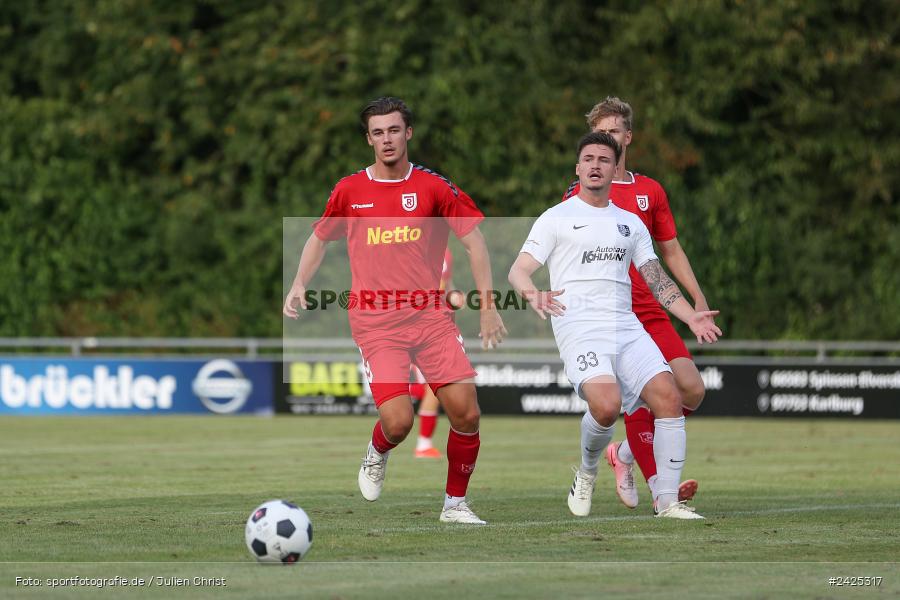 Fundamentum Sportpark, Karlburg, 09.08.2024, sport, action, BFV, Fussball, 5. Spieltag, Bayernliga Nord, SSV, TSV, SSV Jahn Regensburg II (U21), TSV Karlburg - Bild-ID: 2425317