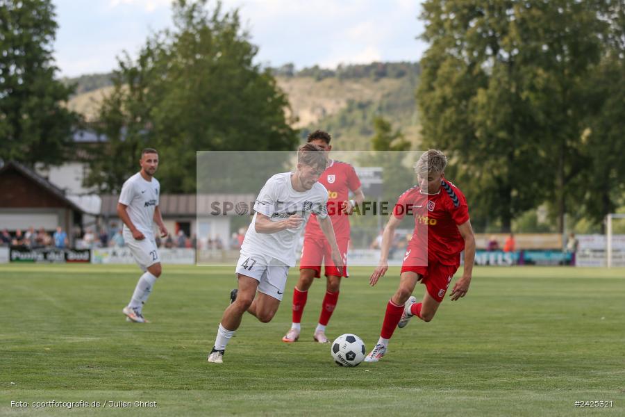 Fundamentum Sportpark, Karlburg, 09.08.2024, sport, action, BFV, Fussball, 5. Spieltag, Bayernliga Nord, SSV, TSV, SSV Jahn Regensburg II (U21), TSV Karlburg - Bild-ID: 2425321