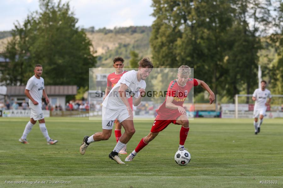 Fundamentum Sportpark, Karlburg, 09.08.2024, sport, action, BFV, Fussball, 5. Spieltag, Bayernliga Nord, SSV, TSV, SSV Jahn Regensburg II (U21), TSV Karlburg - Bild-ID: 2425322