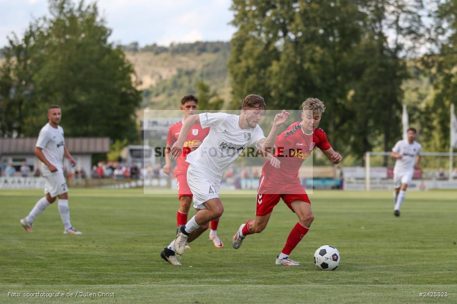 Fundamentum Sportpark, Karlburg, 09.08.2024, sport, action, BFV, Fussball, 5. Spieltag, Bayernliga Nord, SSV, TSV, SSV Jahn Regensburg II (U21), TSV Karlburg - Bild-ID: 2425323