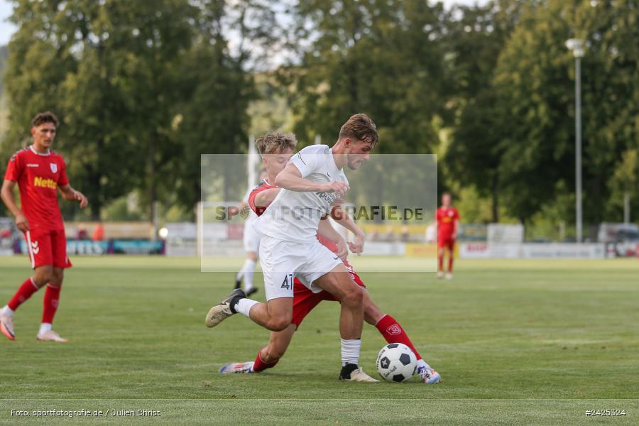 Fundamentum Sportpark, Karlburg, 09.08.2024, sport, action, BFV, Fussball, 5. Spieltag, Bayernliga Nord, SSV, TSV, SSV Jahn Regensburg II (U21), TSV Karlburg - Bild-ID: 2425324