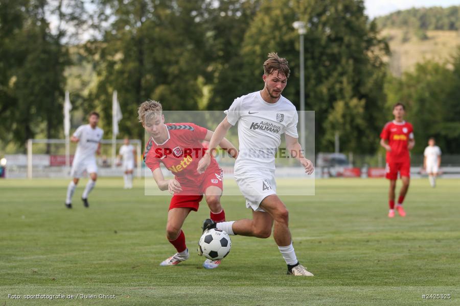 Fundamentum Sportpark, Karlburg, 09.08.2024, sport, action, BFV, Fussball, 5. Spieltag, Bayernliga Nord, SSV, TSV, SSV Jahn Regensburg II (U21), TSV Karlburg - Bild-ID: 2425325