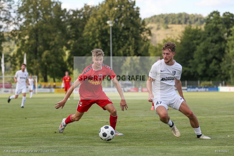 Fundamentum Sportpark, Karlburg, 09.08.2024, sport, action, BFV, Fussball, 5. Spieltag, Bayernliga Nord, SSV, TSV, SSV Jahn Regensburg II (U21), TSV Karlburg - Bild-ID: 2425327