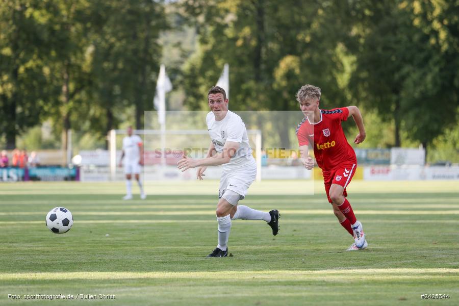 Fundamentum Sportpark, Karlburg, 09.08.2024, sport, action, BFV, Fussball, 5. Spieltag, Bayernliga Nord, SSV, TSV, SSV Jahn Regensburg II (U21), TSV Karlburg - Bild-ID: 2425344