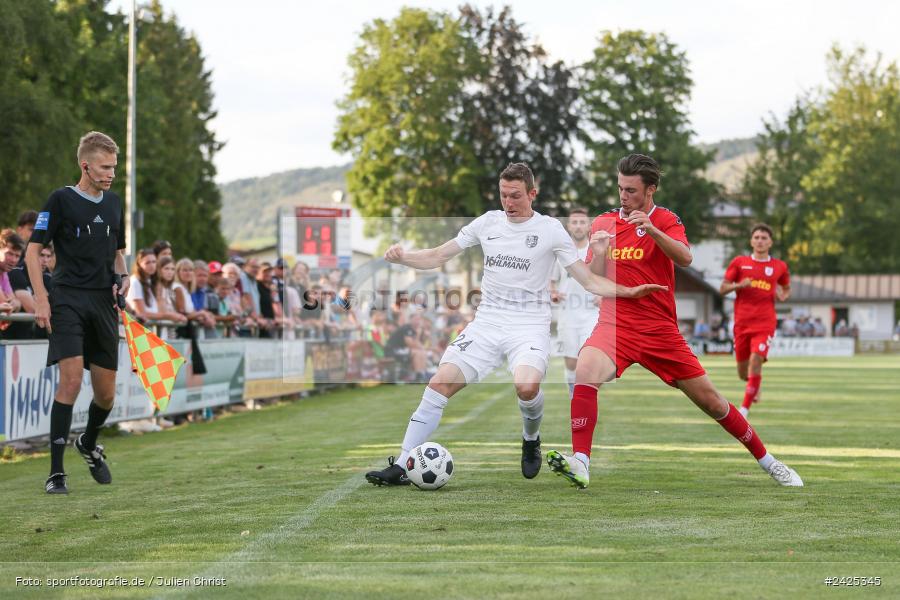 Fundamentum Sportpark, Karlburg, 09.08.2024, sport, action, BFV, Fussball, 5. Spieltag, Bayernliga Nord, SSV, TSV, SSV Jahn Regensburg II (U21), TSV Karlburg - Bild-ID: 2425345