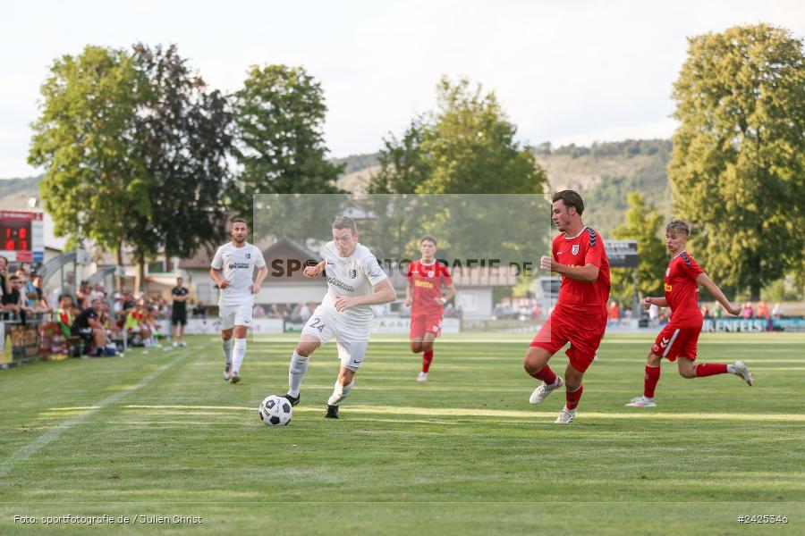 Fundamentum Sportpark, Karlburg, 09.08.2024, sport, action, BFV, Fussball, 5. Spieltag, Bayernliga Nord, SSV, TSV, SSV Jahn Regensburg II (U21), TSV Karlburg - Bild-ID: 2425346