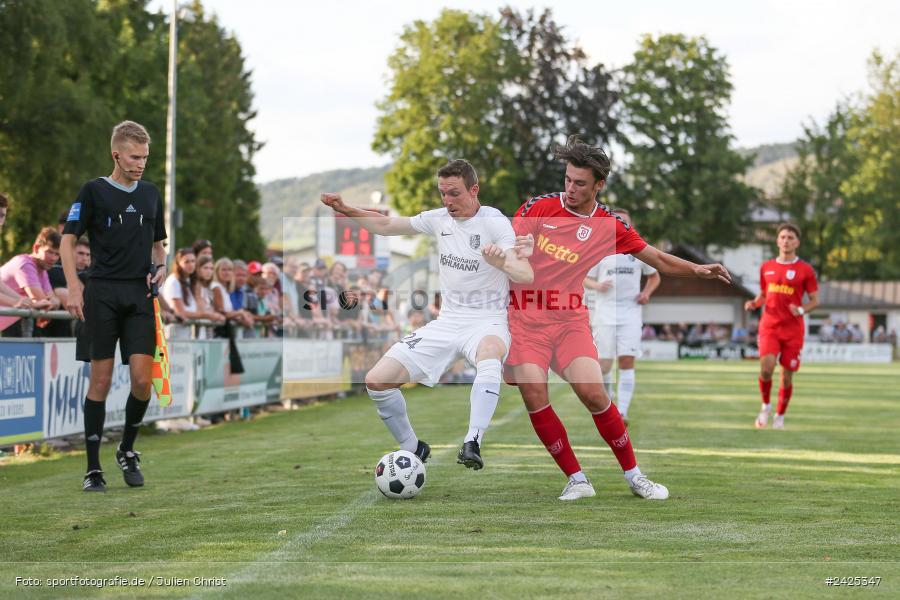 Fundamentum Sportpark, Karlburg, 09.08.2024, sport, action, BFV, Fussball, 5. Spieltag, Bayernliga Nord, SSV, TSV, SSV Jahn Regensburg II (U21), TSV Karlburg - Bild-ID: 2425347
