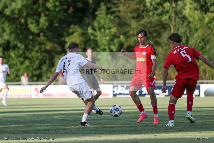 Fundamentum Sportpark, Karlburg, 09.08.2024, sport, action, BFV, Fussball, 5. Spieltag, Bayernliga Nord, SSV, TSV, SSV Jahn Regensburg II (U21), TSV Karlburg - Bild-ID: 2425350
