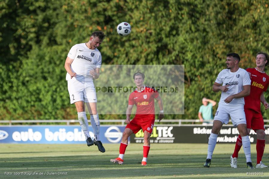 Fundamentum Sportpark, Karlburg, 09.08.2024, sport, action, BFV, Fussball, 5. Spieltag, Bayernliga Nord, SSV, TSV, SSV Jahn Regensburg II (U21), TSV Karlburg - Bild-ID: 2425353