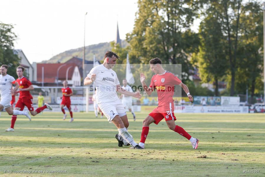 Fundamentum Sportpark, Karlburg, 09.08.2024, sport, action, BFV, Fussball, 5. Spieltag, Bayernliga Nord, SSV, TSV, SSV Jahn Regensburg II (U21), TSV Karlburg - Bild-ID: 2425357