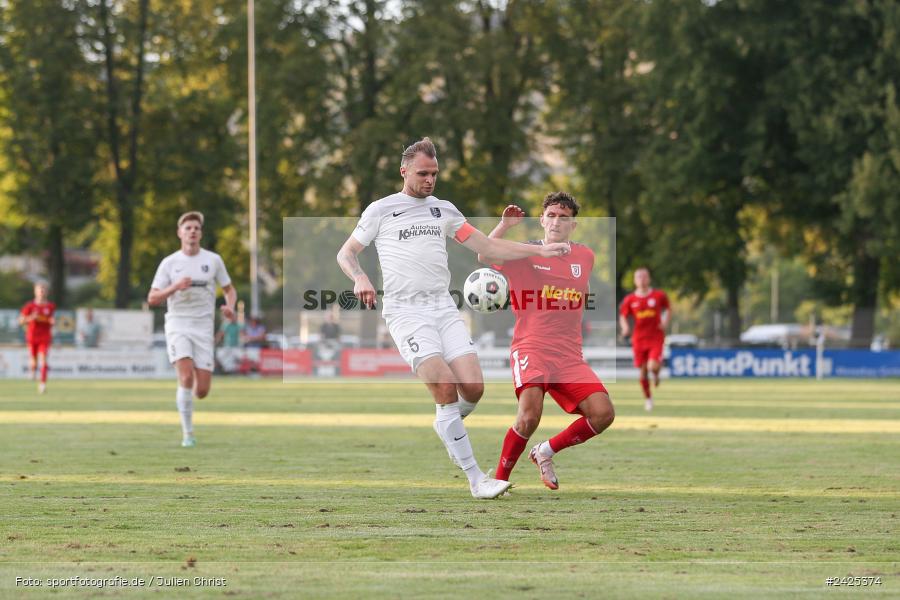 Fundamentum Sportpark, Karlburg, 09.08.2024, sport, action, BFV, Fussball, 5. Spieltag, Bayernliga Nord, SSV, TSV, SSV Jahn Regensburg II (U21), TSV Karlburg - Bild-ID: 2425374