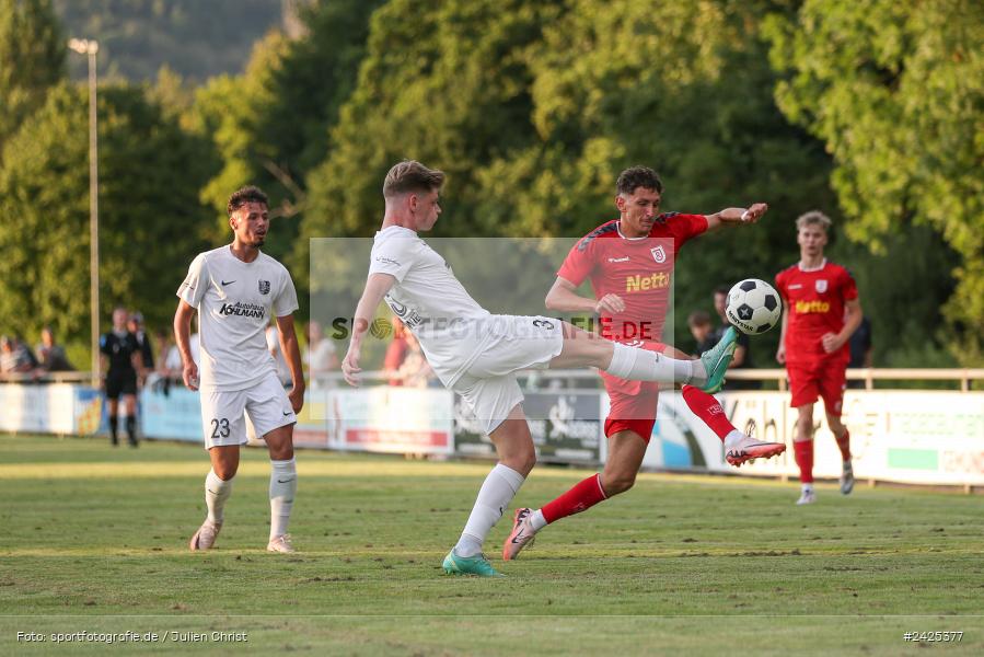 Fundamentum Sportpark, Karlburg, 09.08.2024, sport, action, BFV, Fussball, 5. Spieltag, Bayernliga Nord, SSV, TSV, SSV Jahn Regensburg II (U21), TSV Karlburg - Bild-ID: 2425377