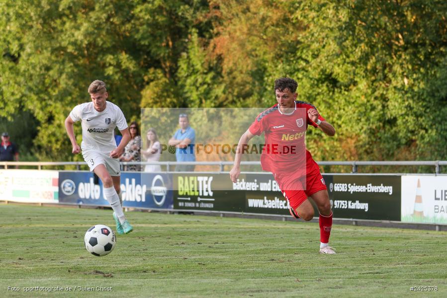 Fundamentum Sportpark, Karlburg, 09.08.2024, sport, action, BFV, Fussball, 5. Spieltag, Bayernliga Nord, SSV, TSV, SSV Jahn Regensburg II (U21), TSV Karlburg - Bild-ID: 2425378