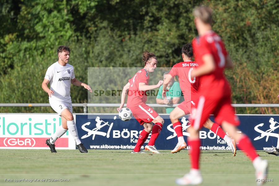 Fundamentum Sportpark, Karlburg, 09.08.2024, sport, action, BFV, Fussball, 5. Spieltag, Bayernliga Nord, SSV, TSV, SSV Jahn Regensburg II (U21), TSV Karlburg - Bild-ID: 2425394