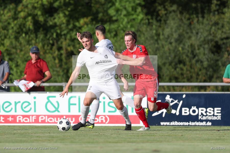 Fundamentum Sportpark, Karlburg, 09.08.2024, sport, action, BFV, Fussball, 5. Spieltag, Bayernliga Nord, SSV, TSV, SSV Jahn Regensburg II (U21), TSV Karlburg - Bild-ID: 2425396
