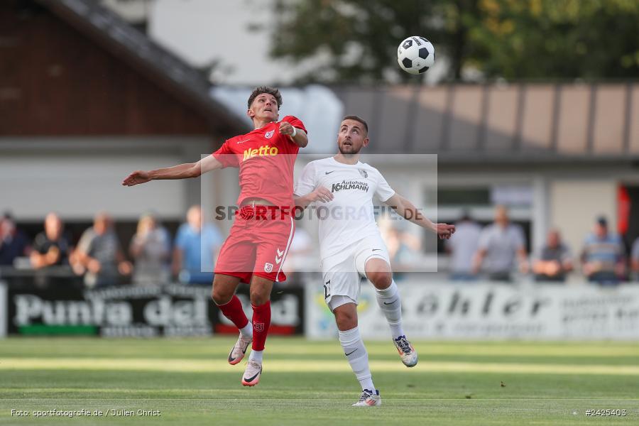 Fundamentum Sportpark, Karlburg, 09.08.2024, sport, action, BFV, Fussball, 5. Spieltag, Bayernliga Nord, SSV, TSV, SSV Jahn Regensburg II (U21), TSV Karlburg - Bild-ID: 2425403