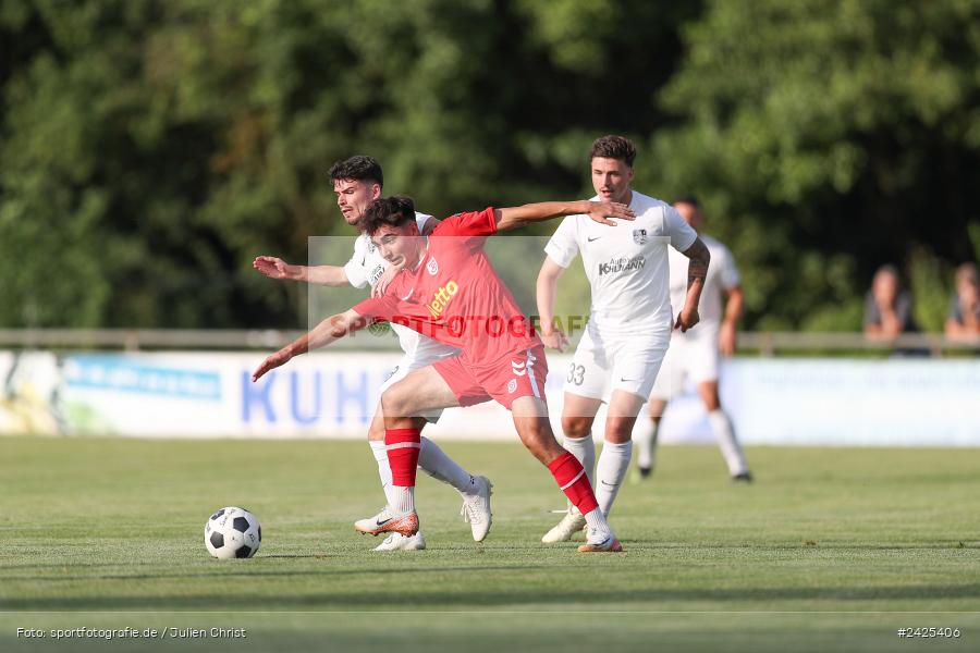 Fundamentum Sportpark, Karlburg, 09.08.2024, sport, action, BFV, Fussball, 5. Spieltag, Bayernliga Nord, SSV, TSV, SSV Jahn Regensburg II (U21), TSV Karlburg - Bild-ID: 2425406 Fundamentum Sportpark, Karlburg, 09.08.2024, sport, action, BFV, Fussball, 5. Spieltag, Bayernliga Nord, SSV, TSV, SSV Jahn Regensburg II (U21), TSV Karlburg - Bild-ID: 2425406