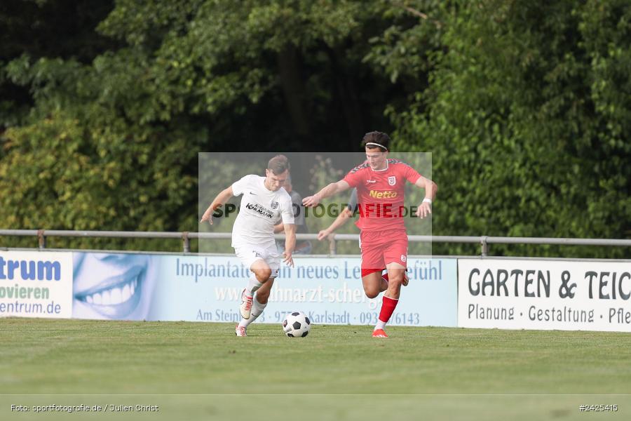 Fundamentum Sportpark, Karlburg, 09.08.2024, sport, action, BFV, Fussball, 5. Spieltag, Bayernliga Nord, SSV, TSV, SSV Jahn Regensburg II (U21), TSV Karlburg - Bild-ID: 2425415