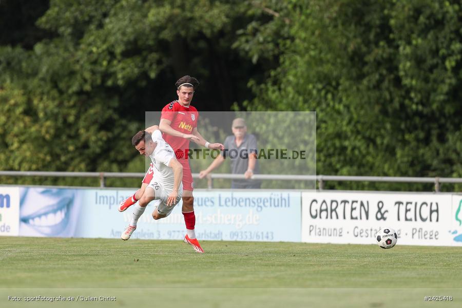 Fundamentum Sportpark, Karlburg, 09.08.2024, sport, action, BFV, Fussball, 5. Spieltag, Bayernliga Nord, SSV, TSV, SSV Jahn Regensburg II (U21), TSV Karlburg - Bild-ID: 2425418