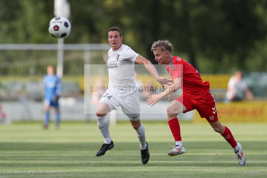 Fundamentum Sportpark, Karlburg, 09.08.2024, sport, action, BFV, Fussball, 5. Spieltag, Bayernliga Nord, SSV, TSV, SSV Jahn Regensburg II (U21), TSV Karlburg - Bild-ID: 2425426