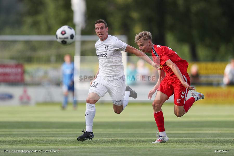 Fundamentum Sportpark, Karlburg, 09.08.2024, sport, action, BFV, Fussball, 5. Spieltag, Bayernliga Nord, SSV, TSV, SSV Jahn Regensburg II (U21), TSV Karlburg - Bild-ID: 2425427
